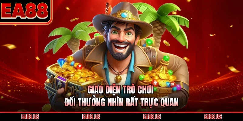 Giao diện trò chơi đổi thưởng nhìn rất trực quan
